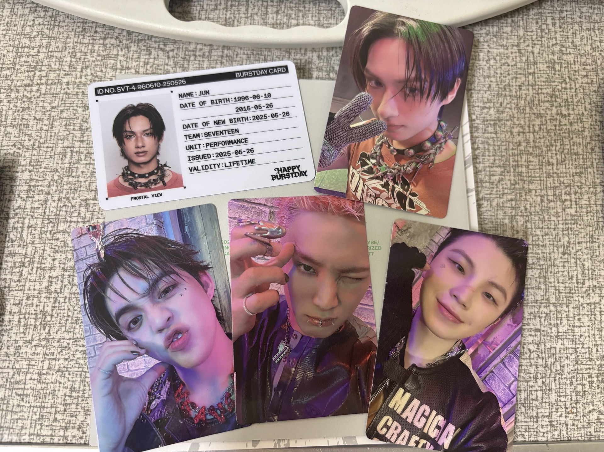 seventeen 正五白版已拆全專