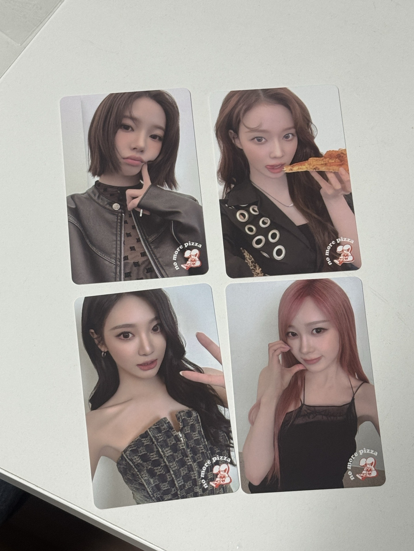 aespa 披薩代言卡