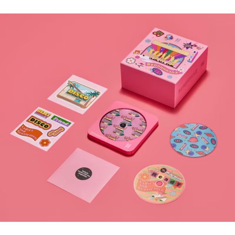 全新BTS×HLDS 超薄外接DVD燒錄機 （粉色）