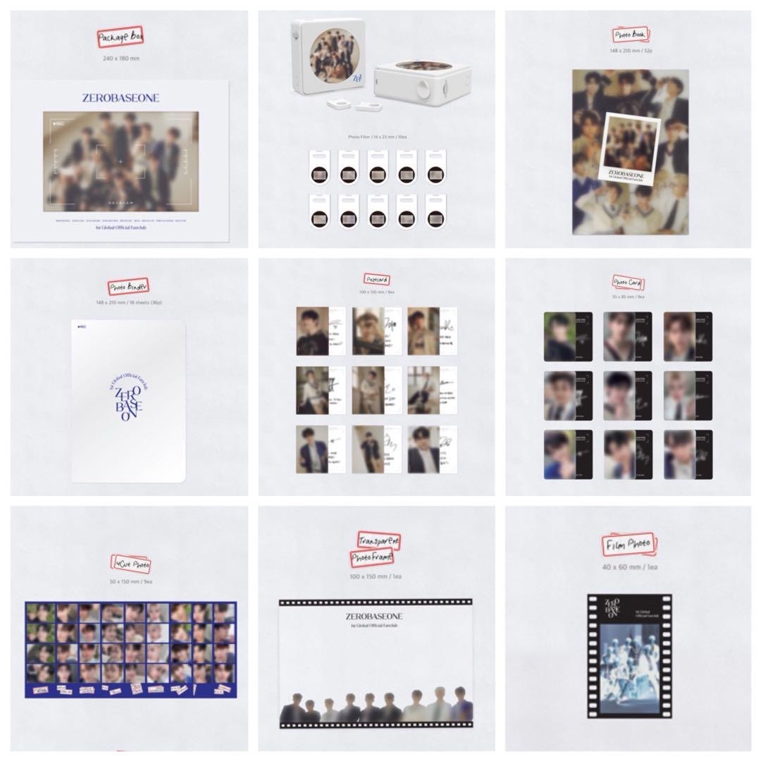 ZB1 一期會員禮（不含會員卡、投影儀、雄set）