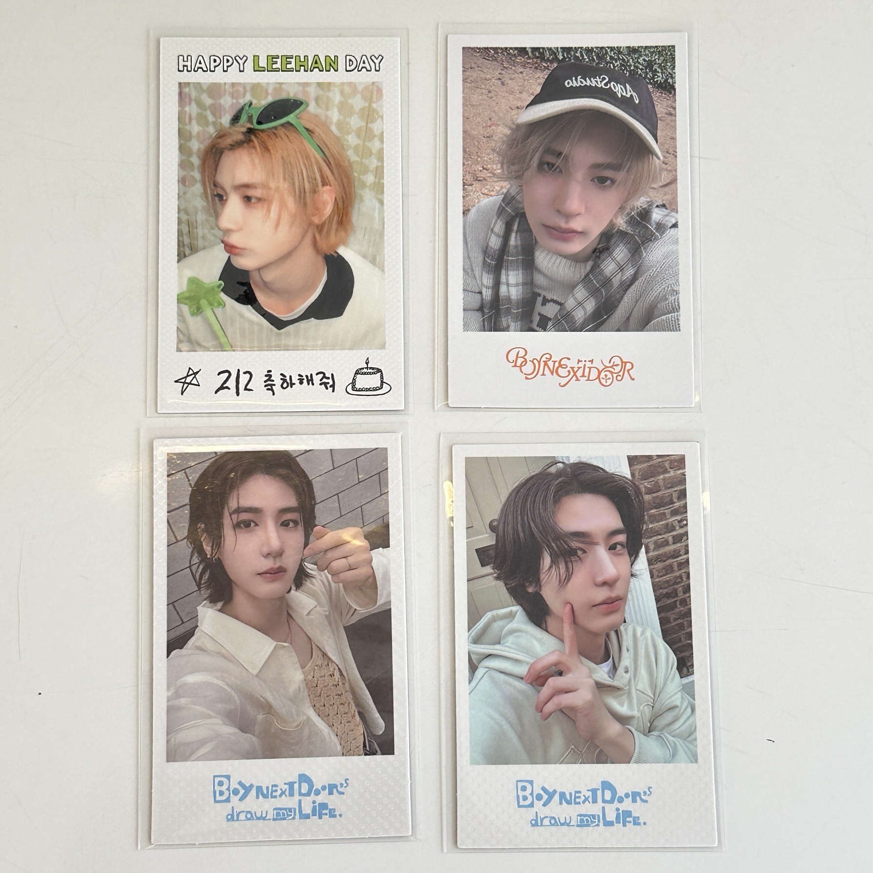 李涵 生日x1+回憶錄x3 拍立得