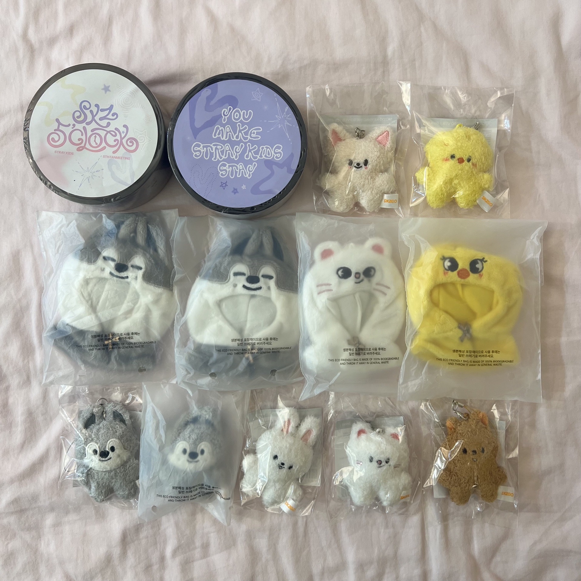 Stray Kids 5'CLOCK 潦草娃 膠帶 娃衣