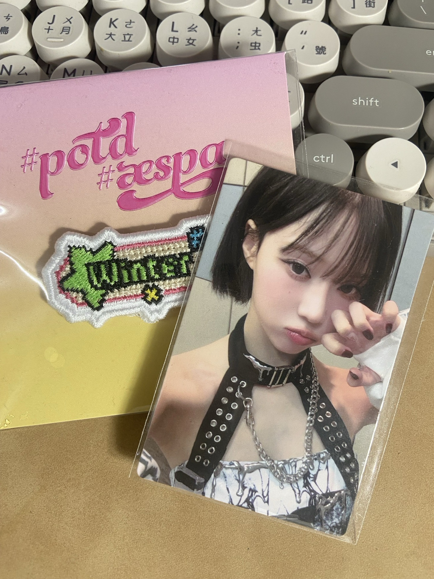 💙aespa Winter #potd廣州展會衛衣整組