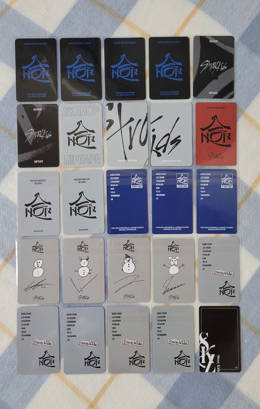 Stray Kids 合(HOP)特典 專卡    快閃店滿額卡 澀谷聖誕快閃店