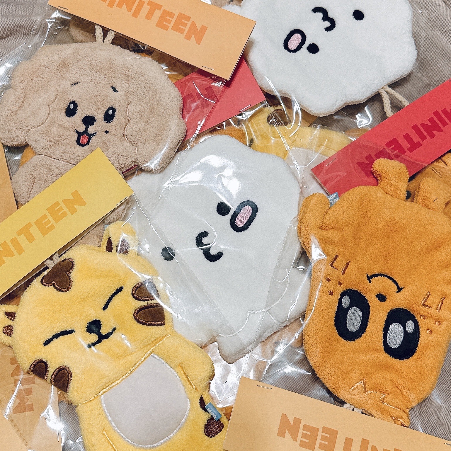 🐯🍚🐶🍕MINITEEN 手帕 擦手巾