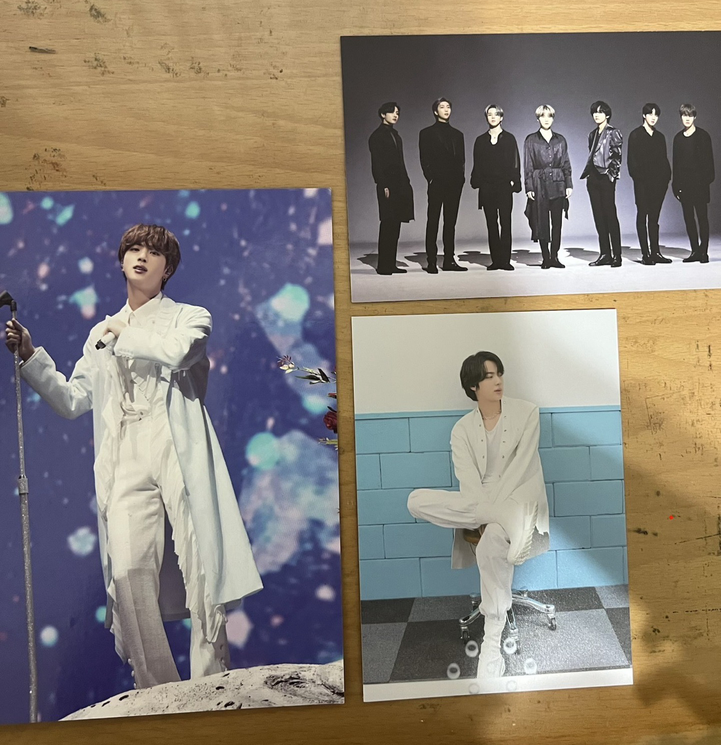 BTS 大卡名信片區