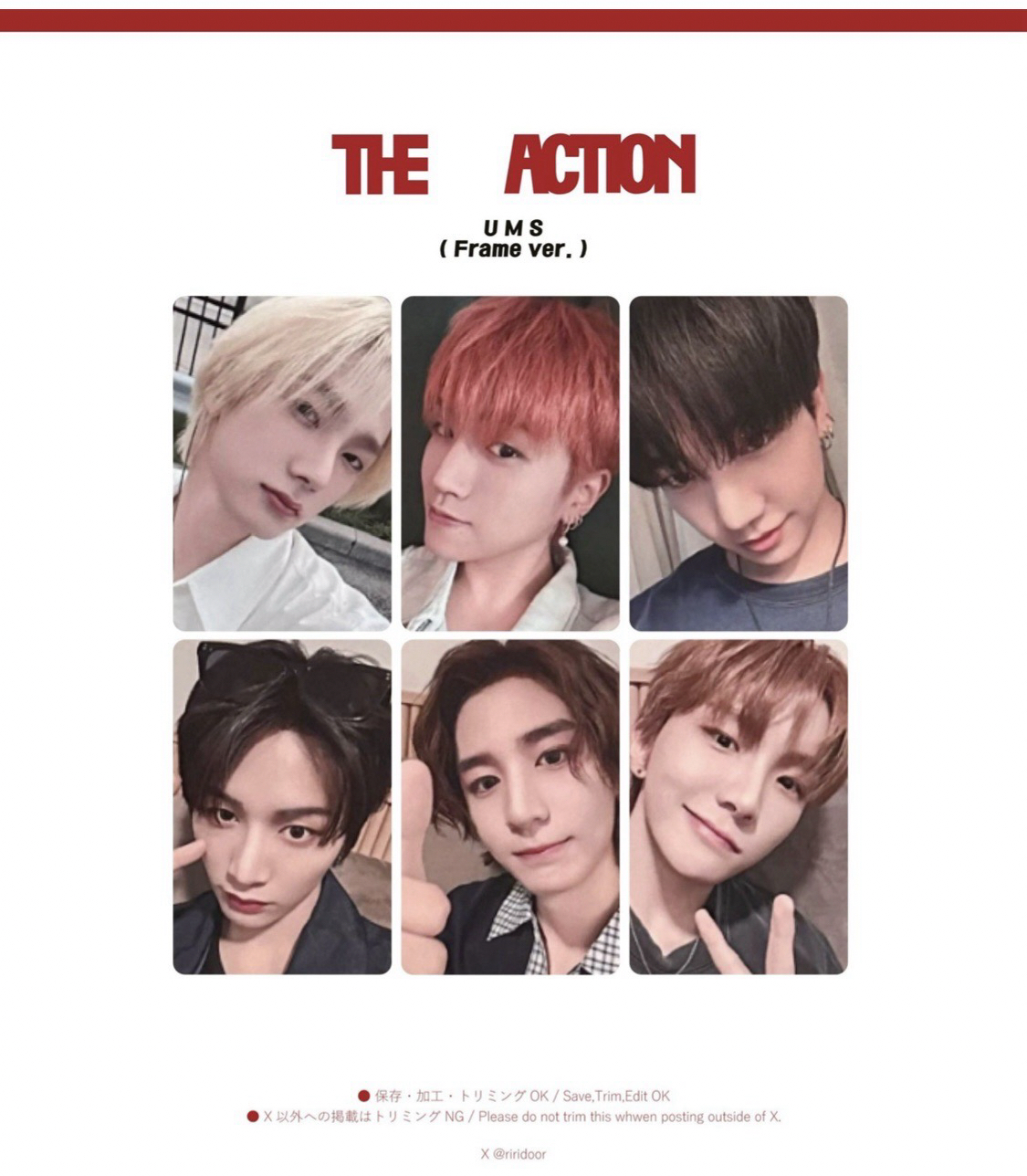 The Action 環球 預售 特典卡 雲鶴