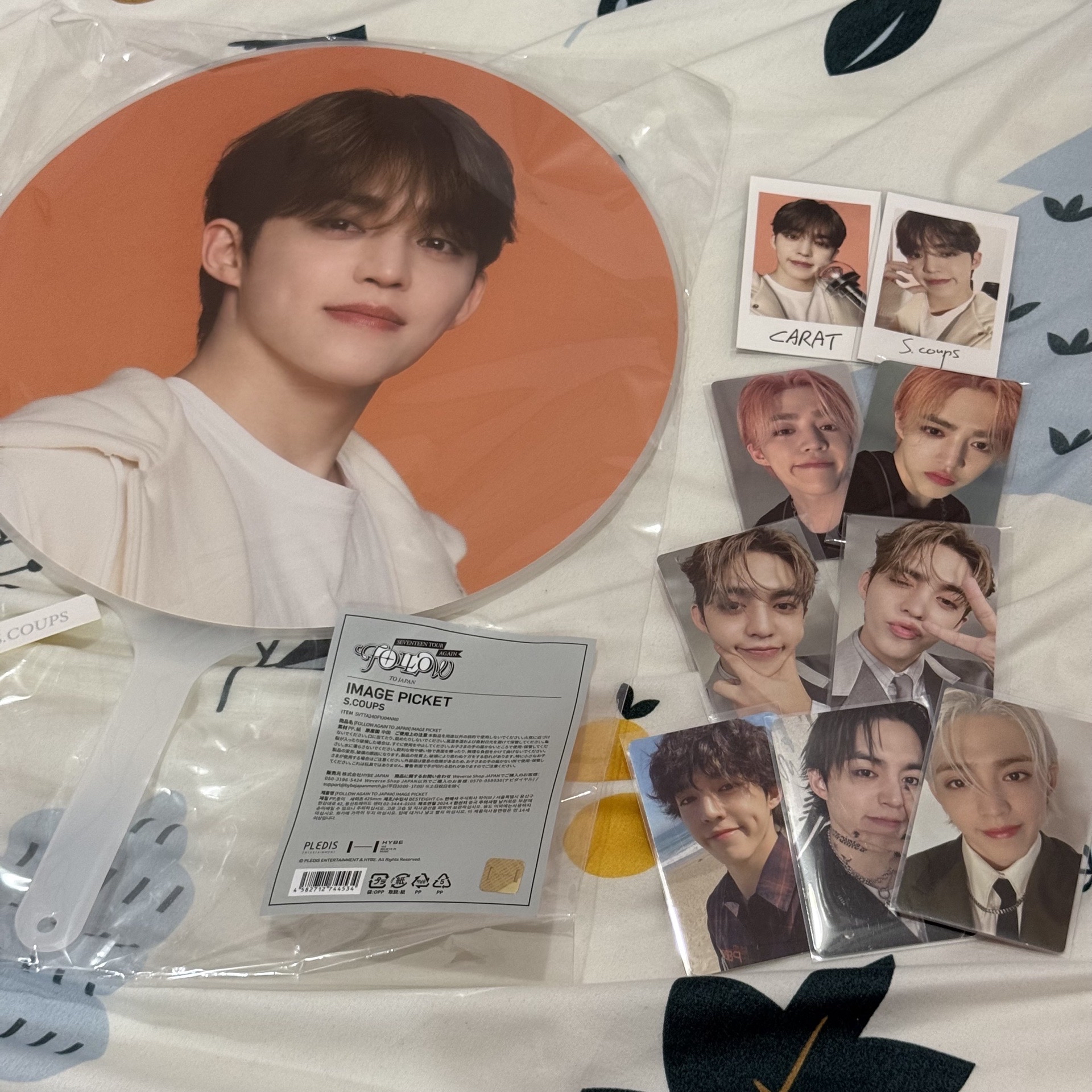 follow again 日巡大扇+9張卡整圖