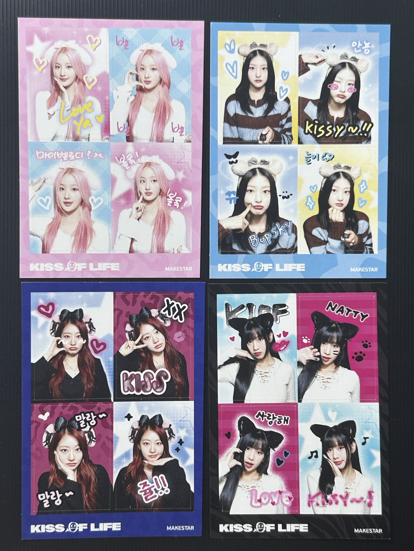 KIOF ms偵探隨機四宮格貼紙