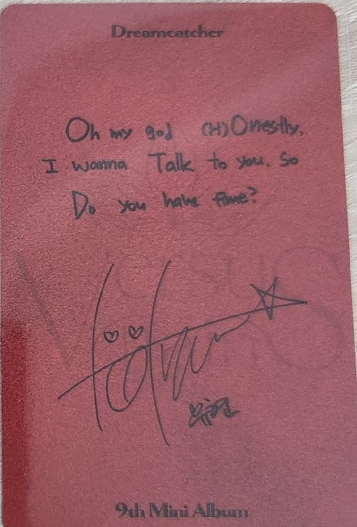 Dreamcatcher-迷九普專卡 Yoohyeon 