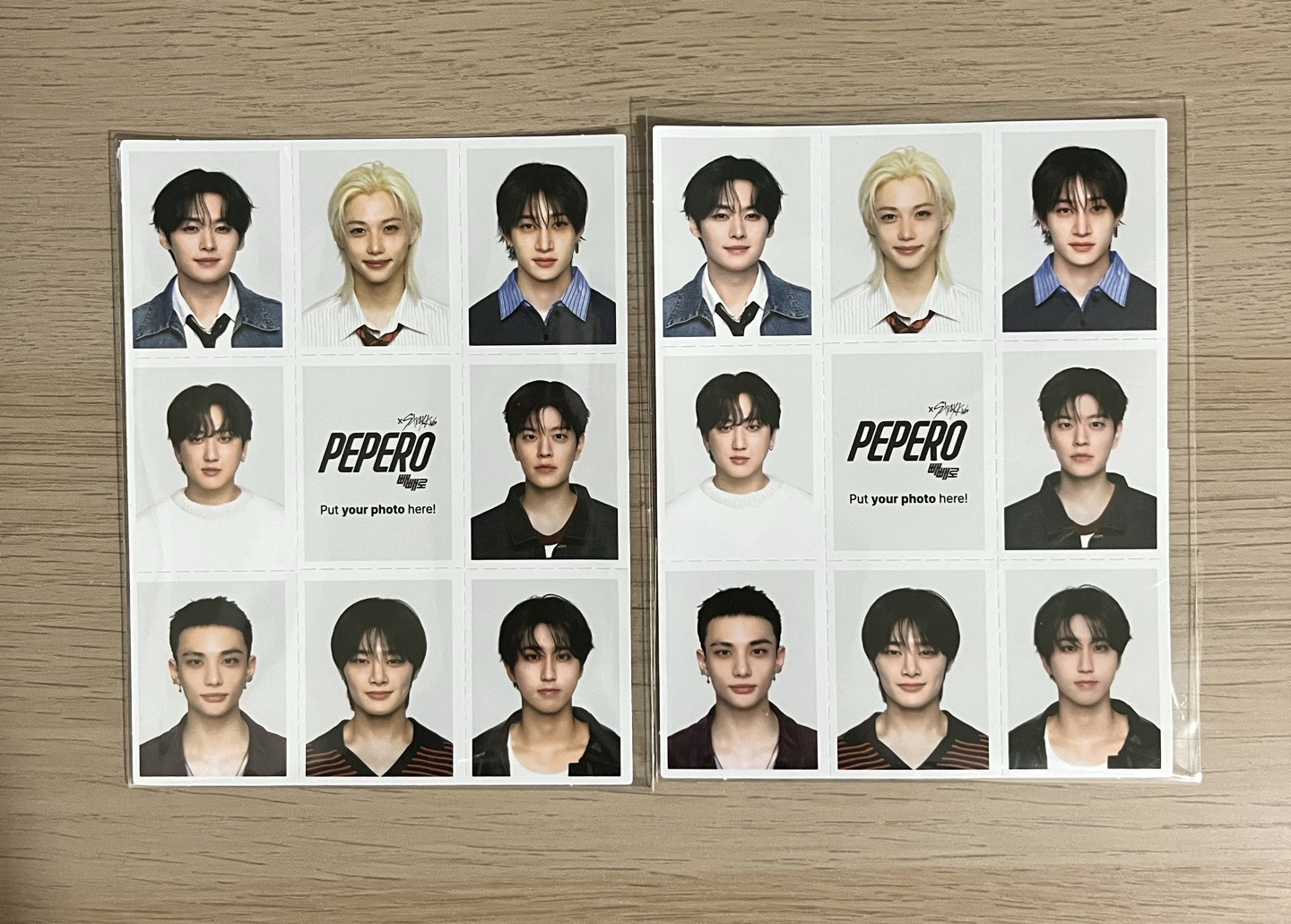 Pepero證件照組