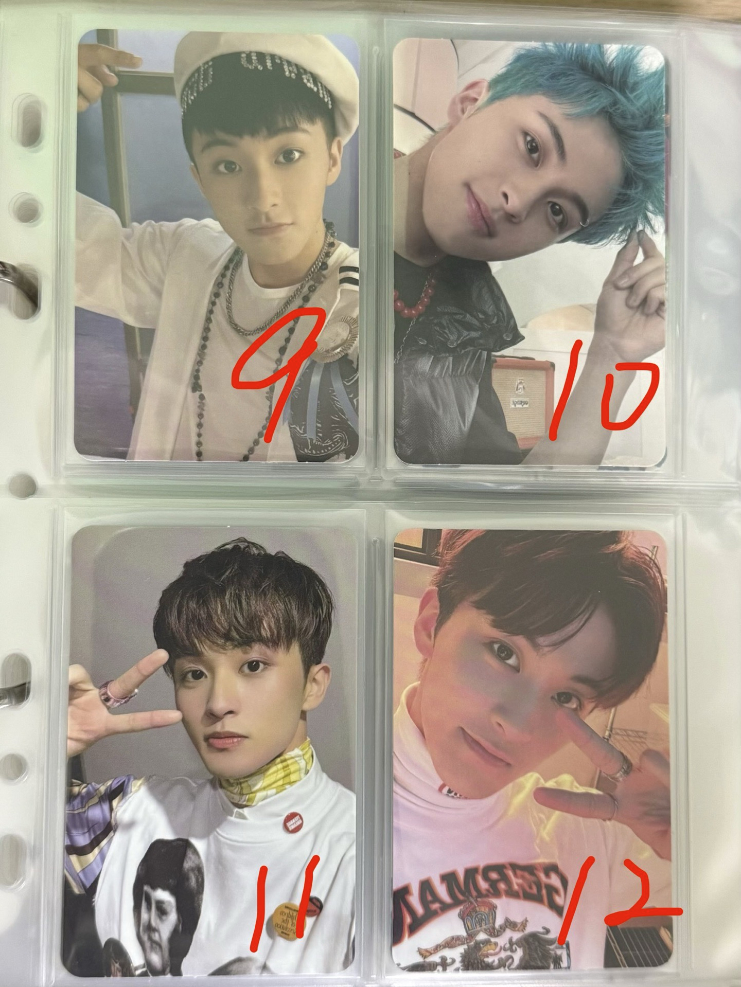 NCT 李馬克 MARK/專卡 年曆卡 周邊卡 卡包小卡