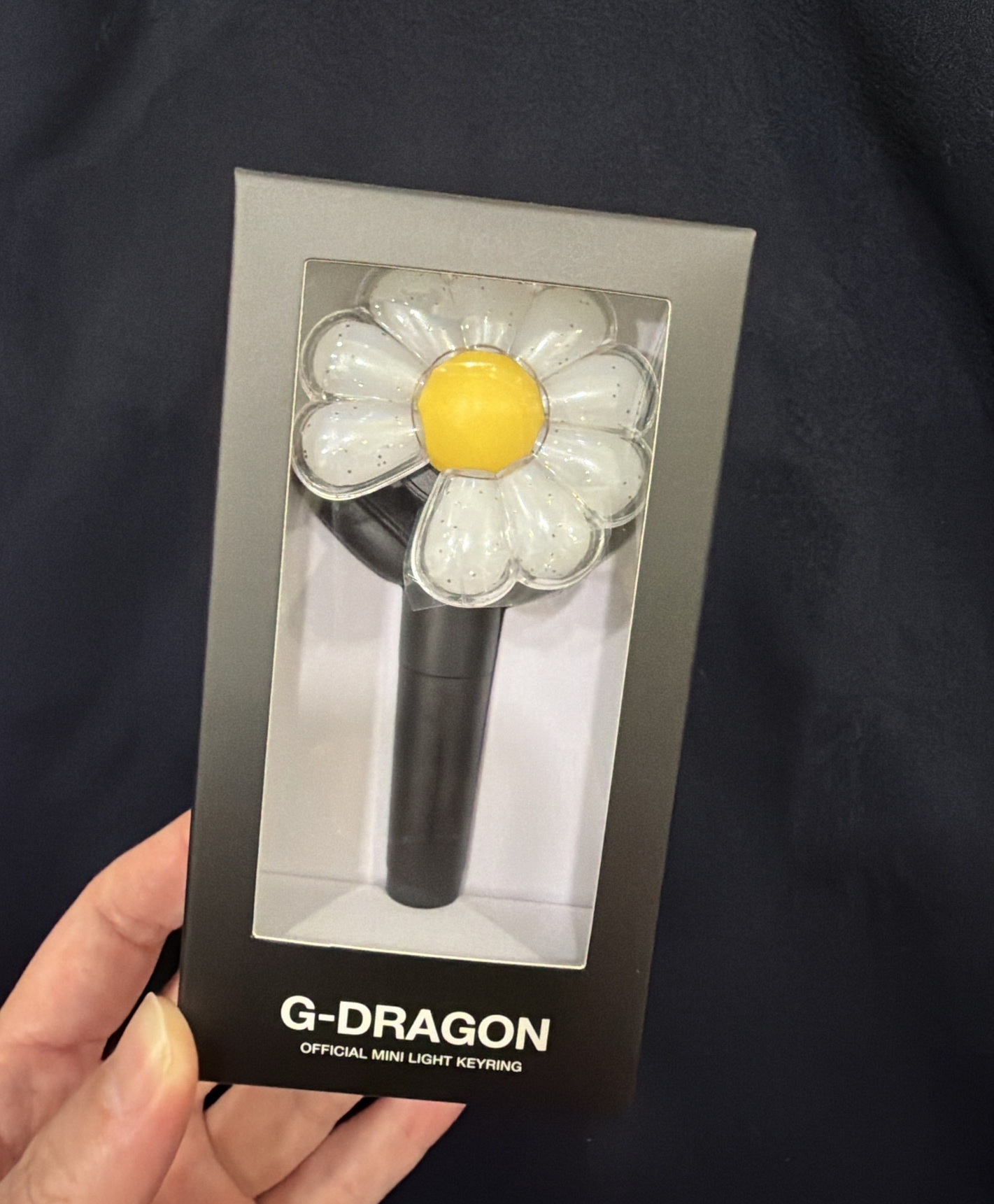 G-Dragon 官方小花手燈(黑 全新)