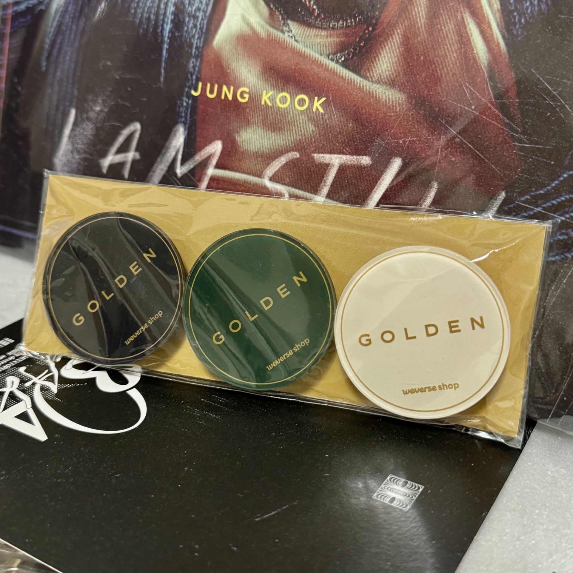 Golden特典手機支架