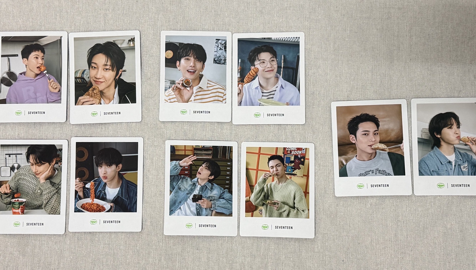 SEVENTEEN BIBIGO小卡 不用帶卡