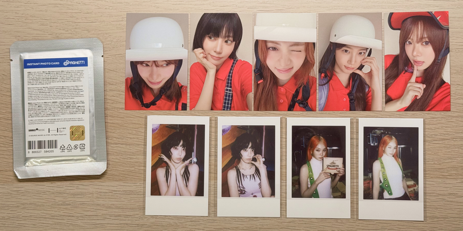 SPAGHETTI 周邊現貨 外套卡 拍立得 滿額卡