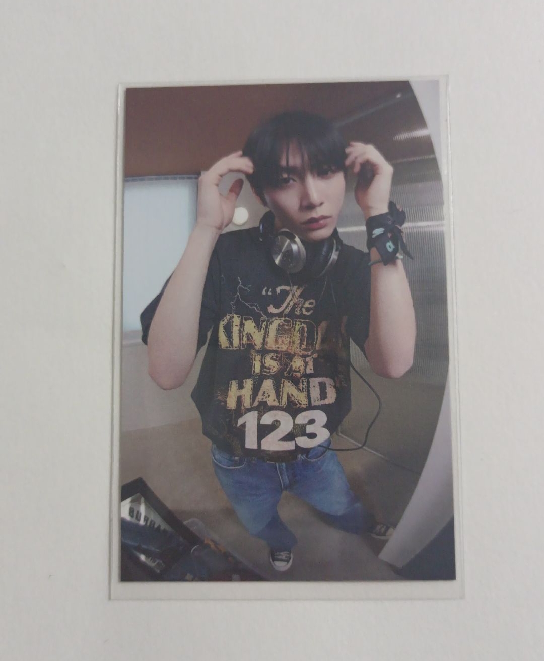 WHO! 環球 特典卡 魚眼 4 泰山 TAESAN 태산 漢東旼