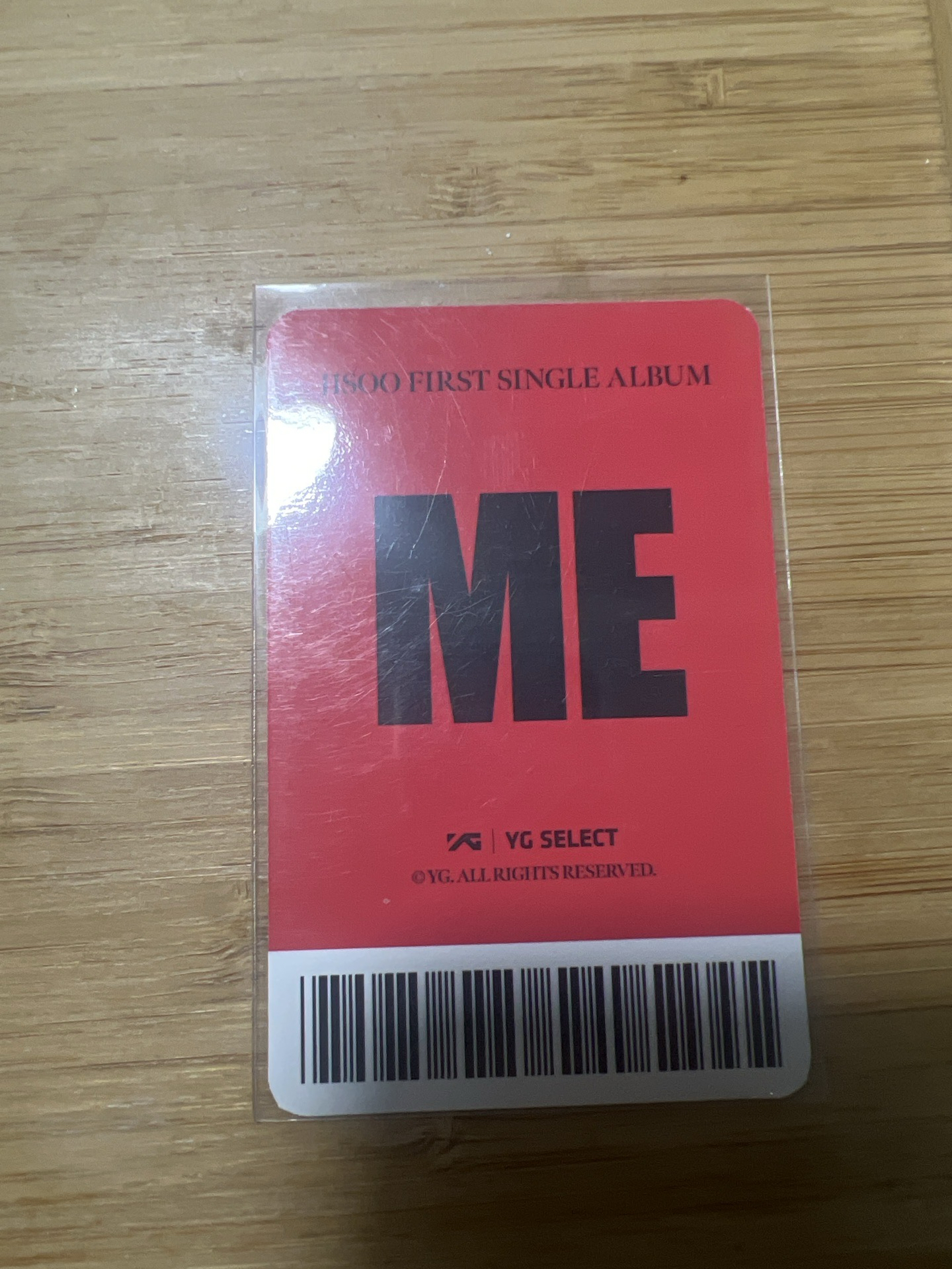 ME yg 線上 特典卡 