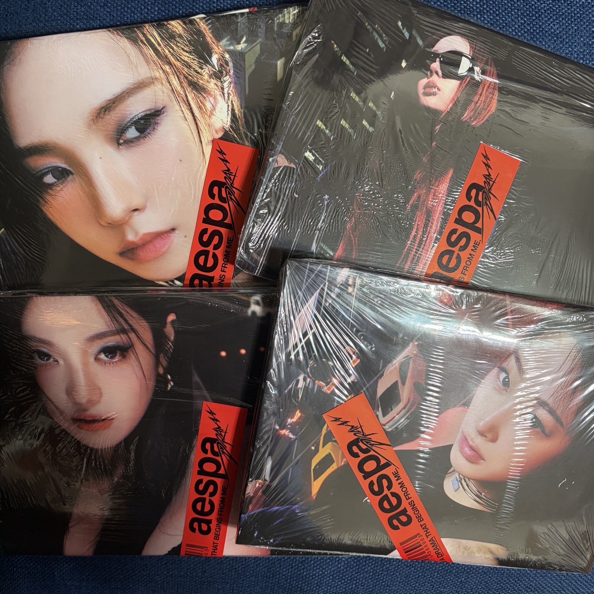 aespa drama單封未拆專