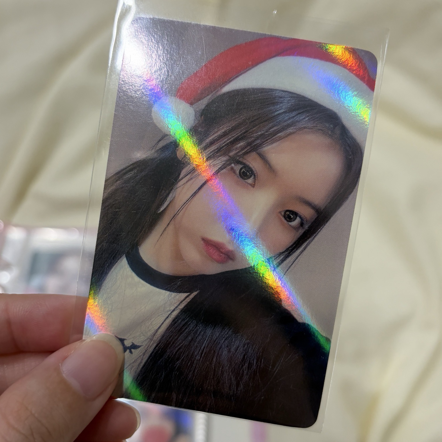 Jiwoo Ms 聖誕帽 特典小卡