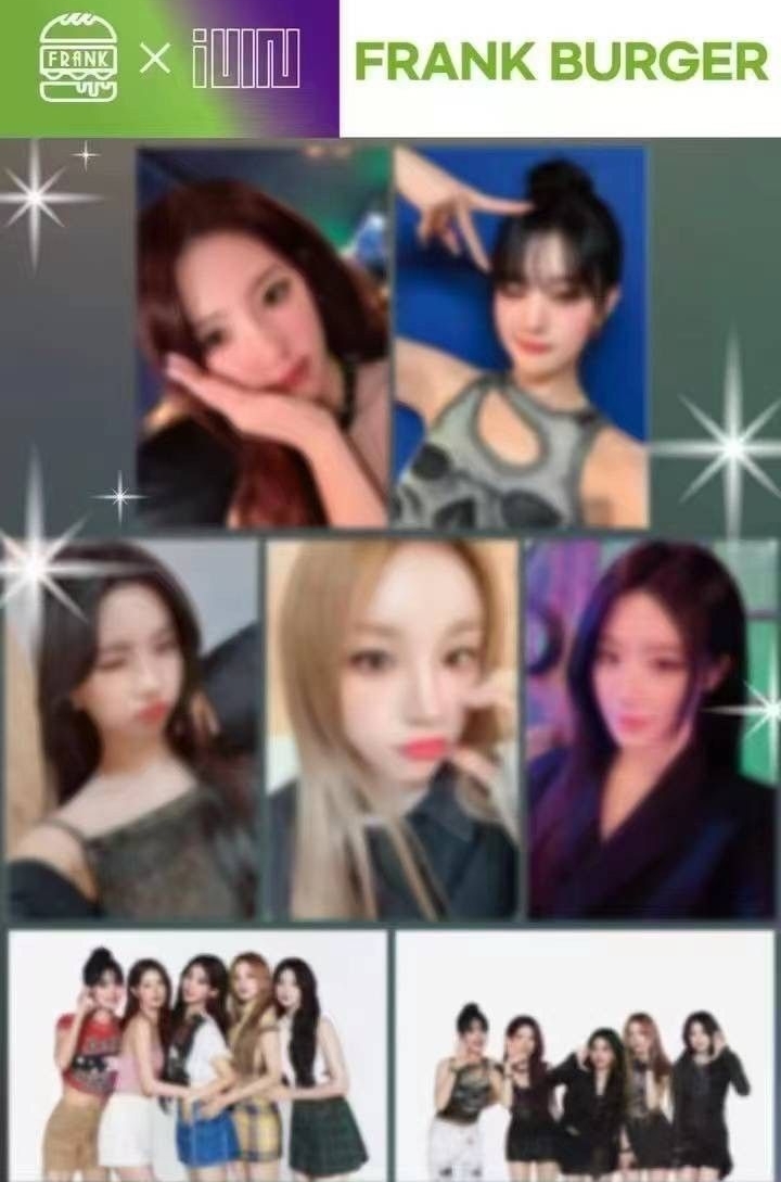 [ i-dle* ] 漢堡代言卡1.0及2.0