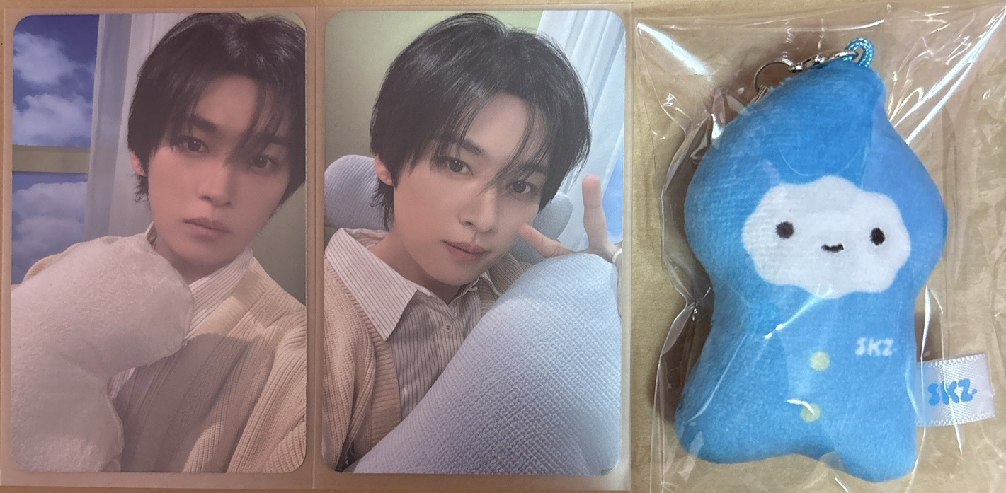 Stray kids 李旻浩 5期會員禮 會員禮卡 晴天娃娃吊飾