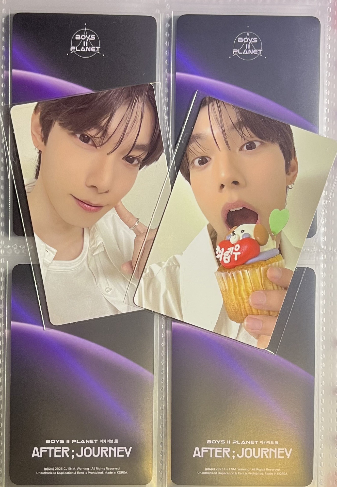 崔立于第二週小卡（韓場）