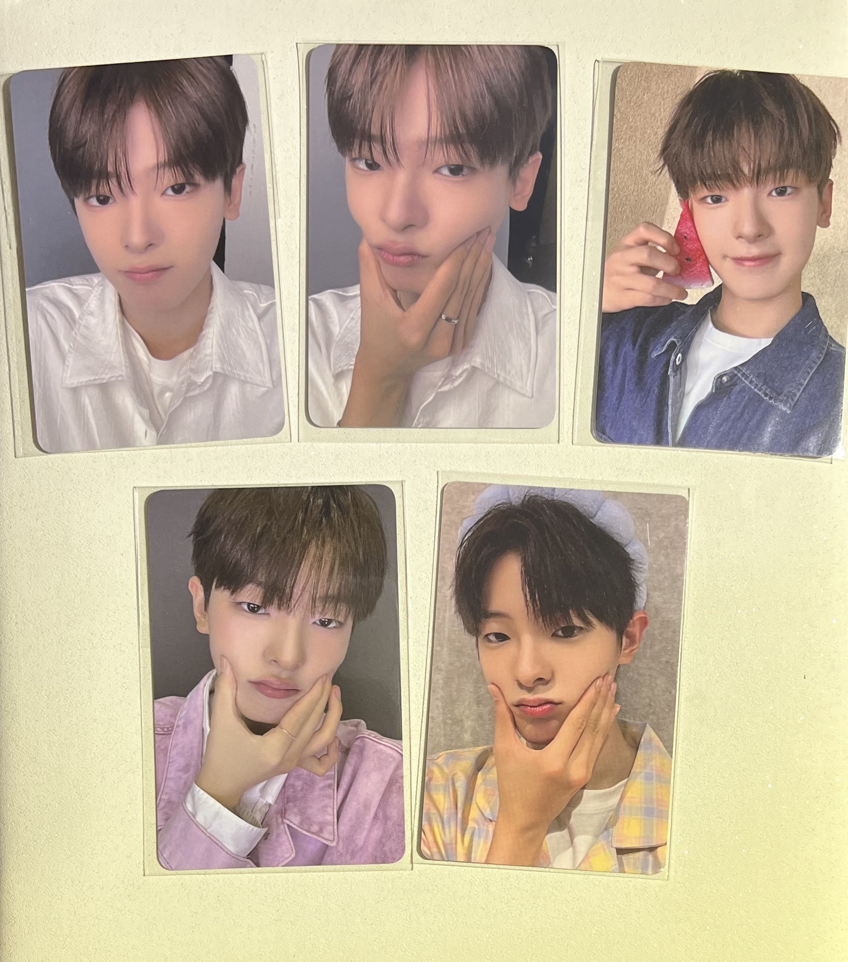 姜玗進第一二週小卡（右下是上海場）