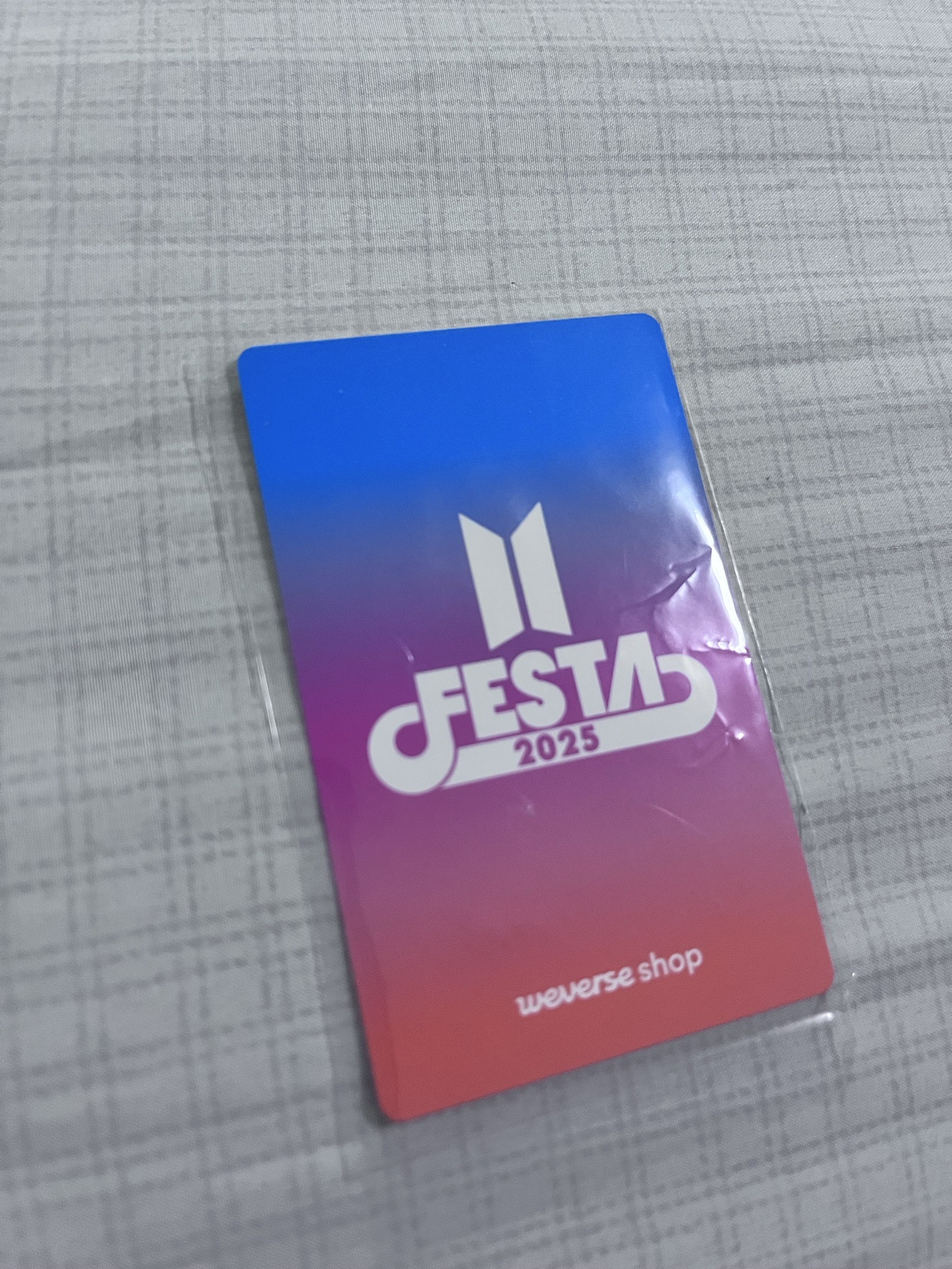 BTS 2025 FESTA 迷你扭蛋專特典卡 Jimin 智旻