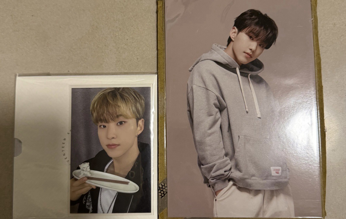 Seventeen 成員自製周邊卡+歷程卡+明信片