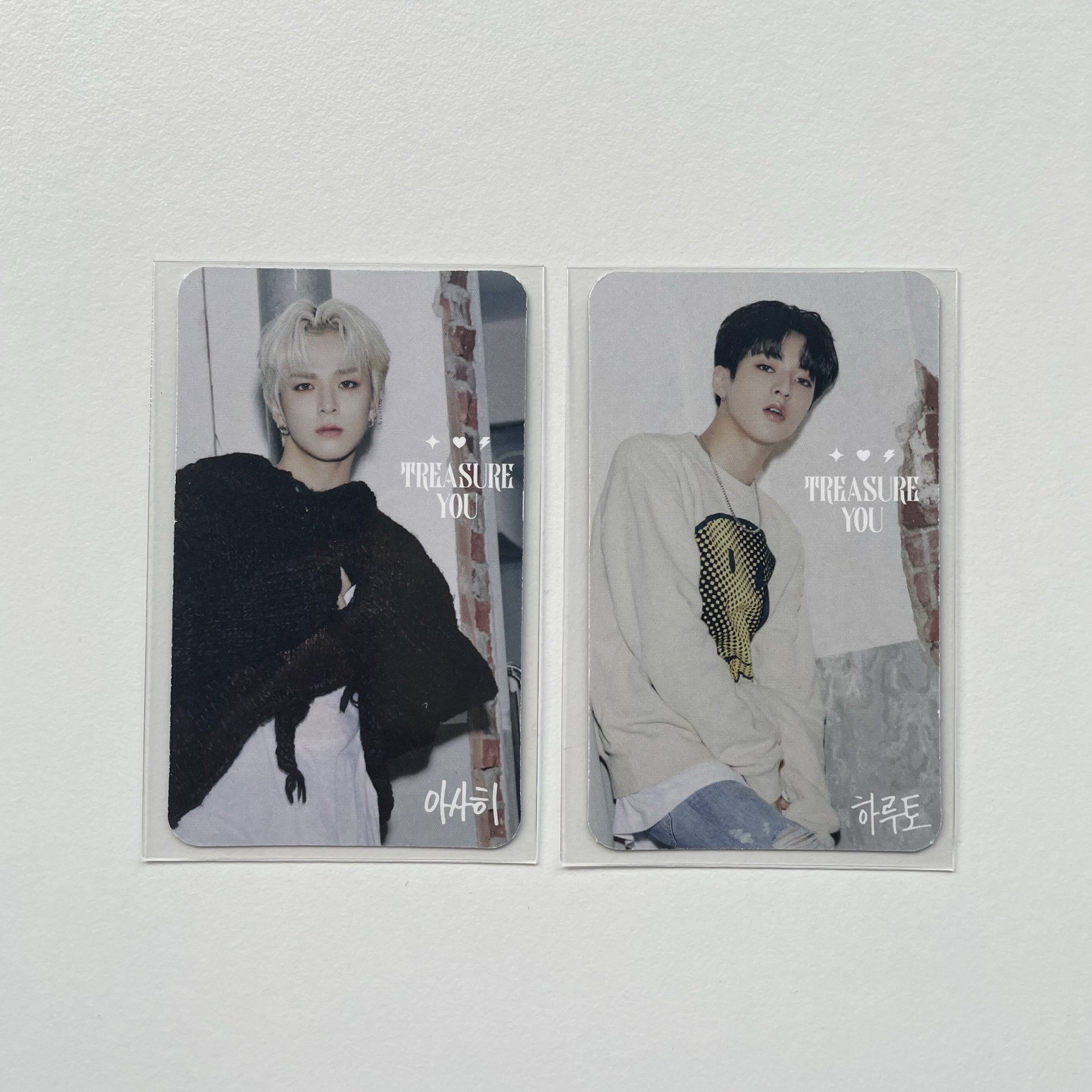 TREASURE ASAHI/HARUTO 單曲三YG select 特典卡