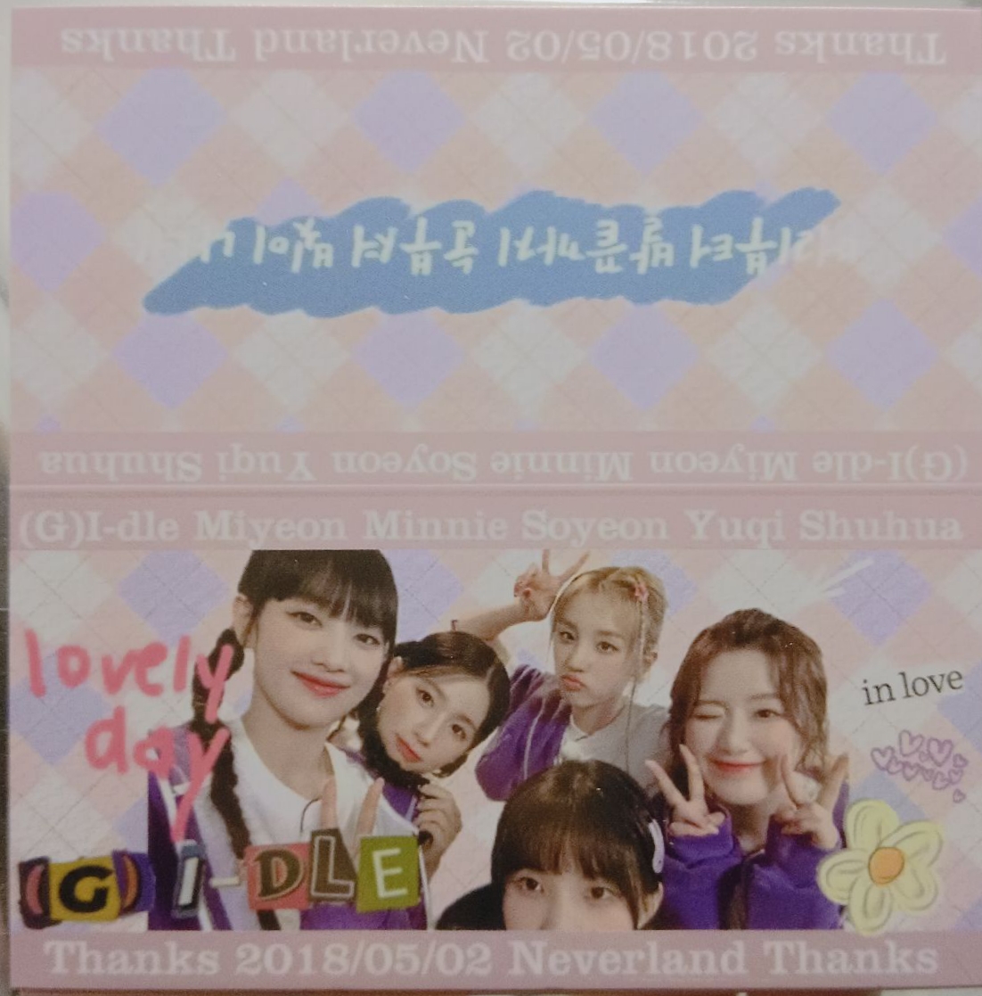 (G)I-DLE屬性卡頭卡背