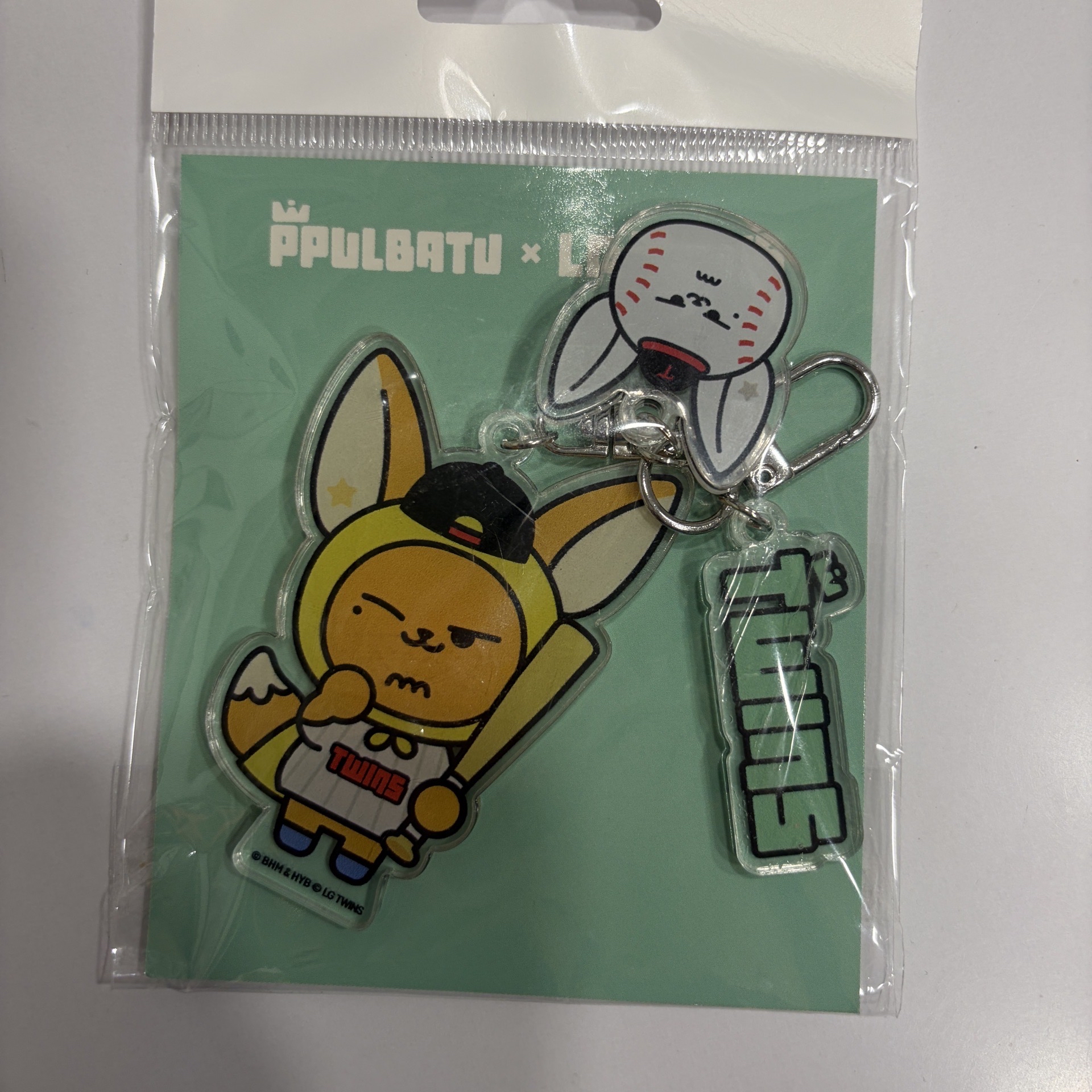 崔然竣 黃春 棒球吊飾