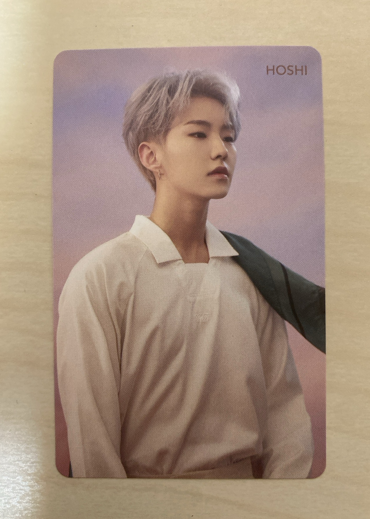 SEVENTEEN FALLIN’ FLOWER HOSHI HMV 特典卡 粉版