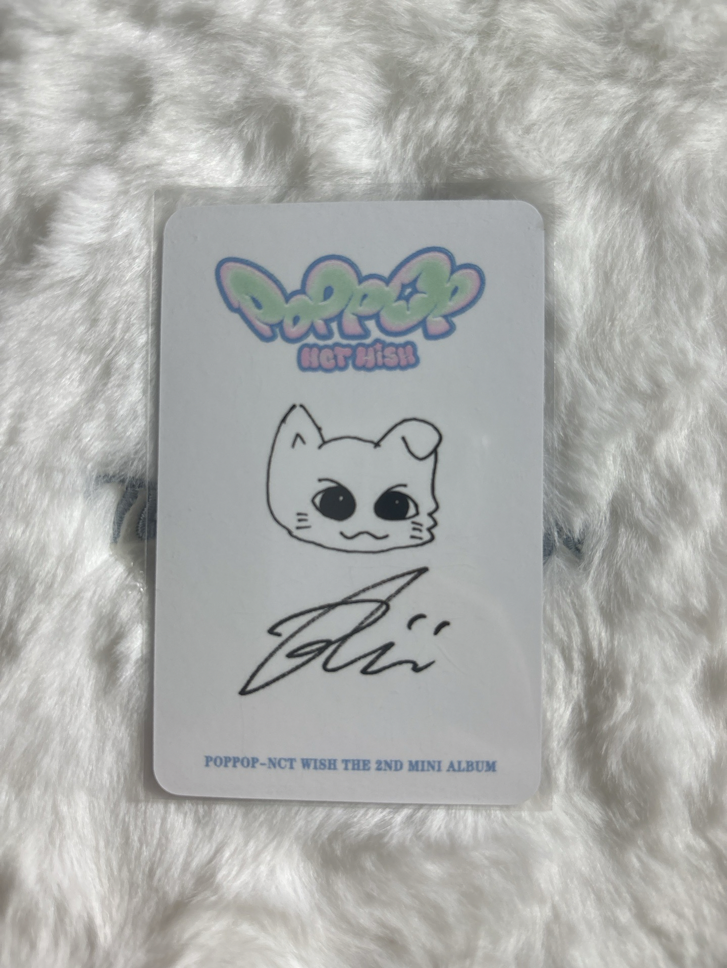 riku poppop 泡泡摩奇 C 簽售卡 