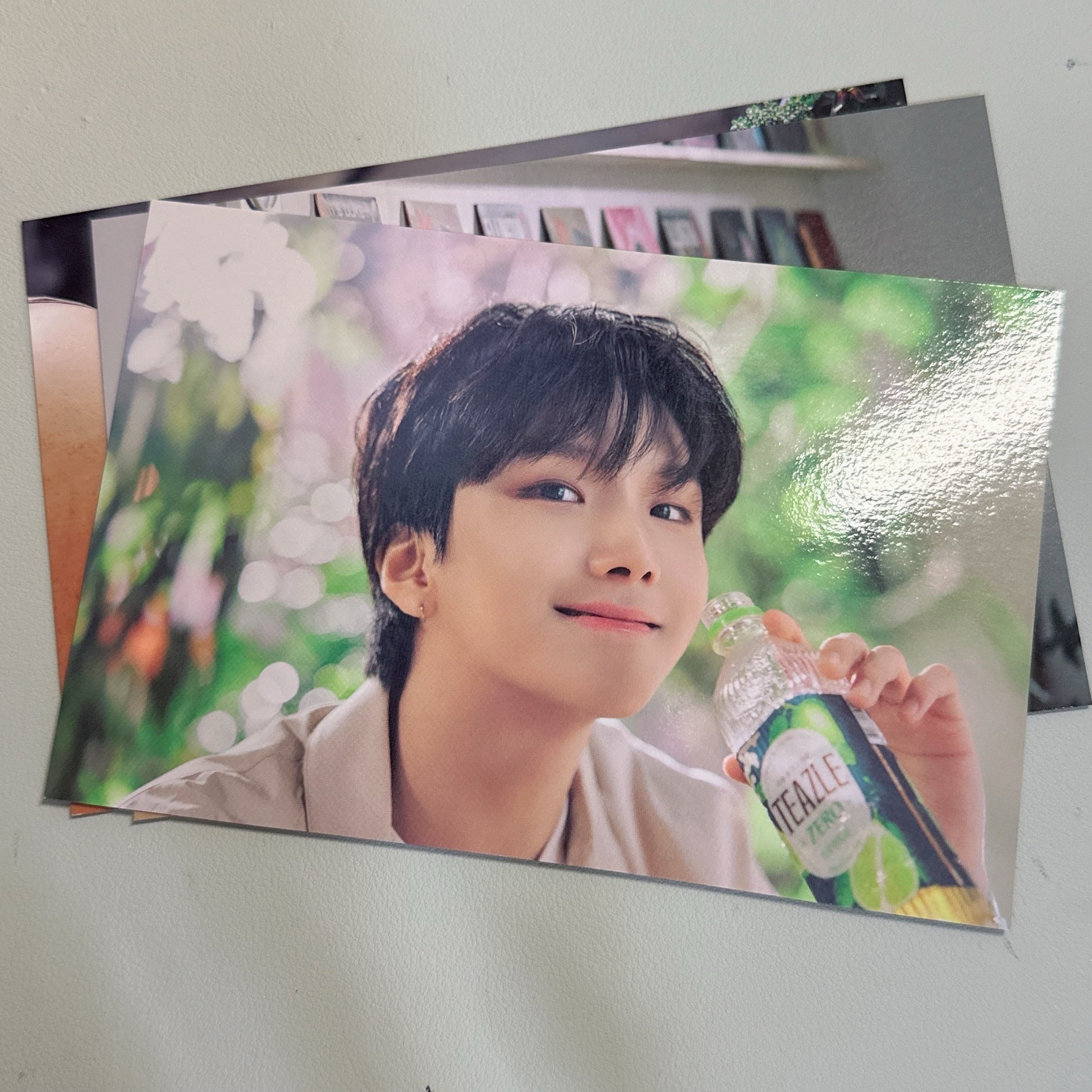 teazle 飲料代言明信片