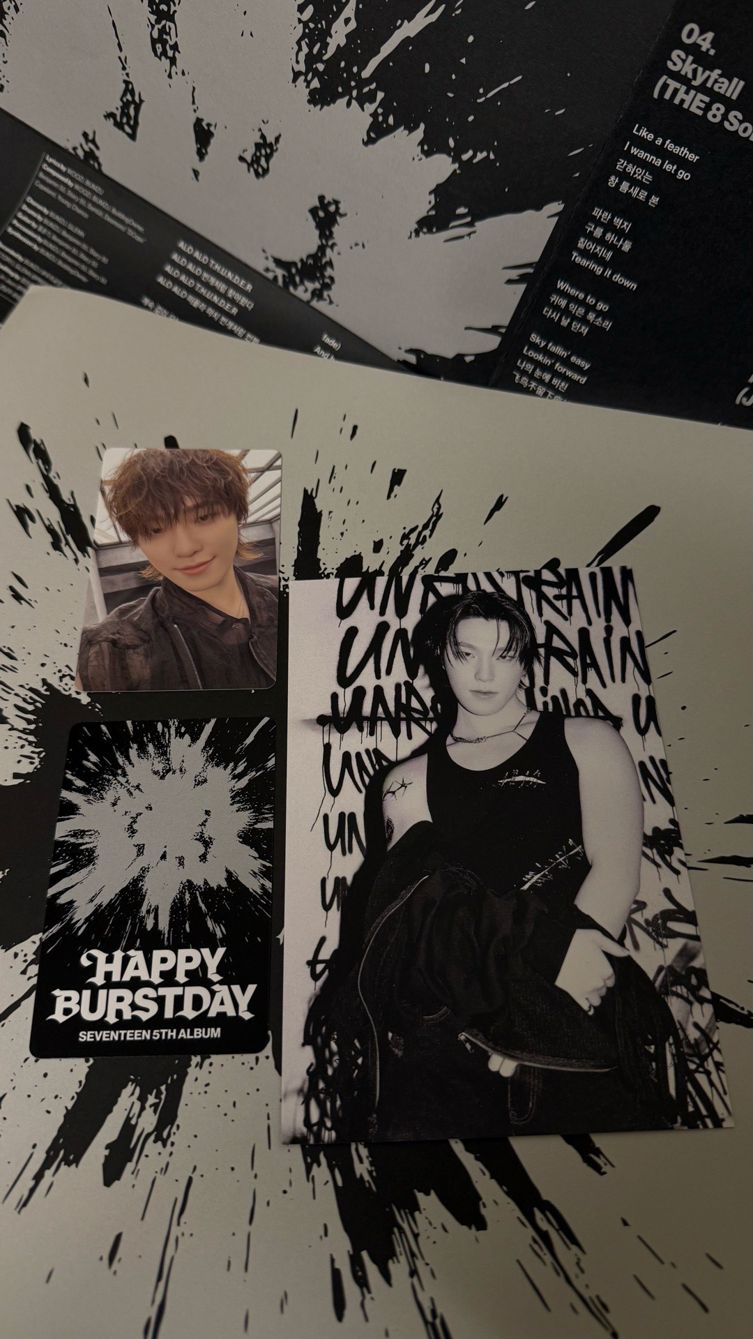 seventeen 黑膠唱片小卡+明信片組