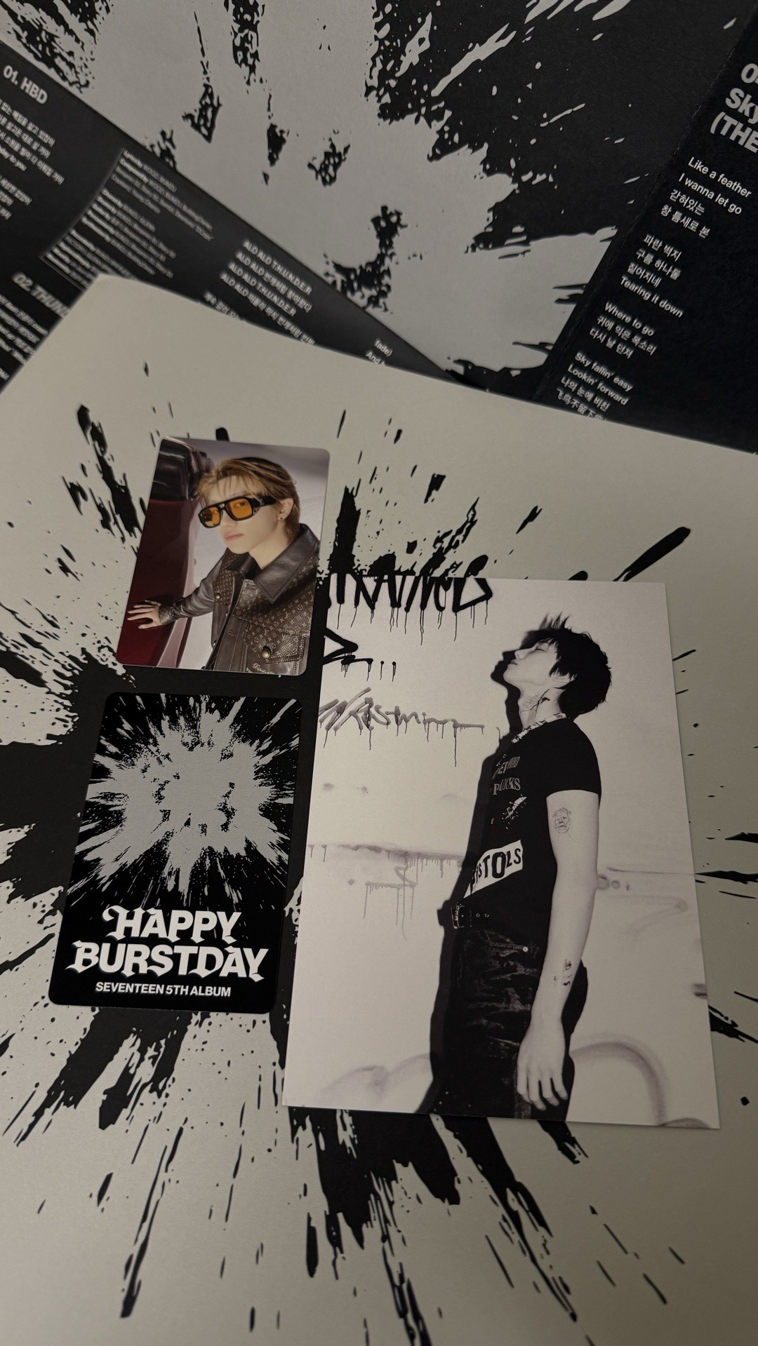 seventeen 黑膠唱片小卡+明信片組