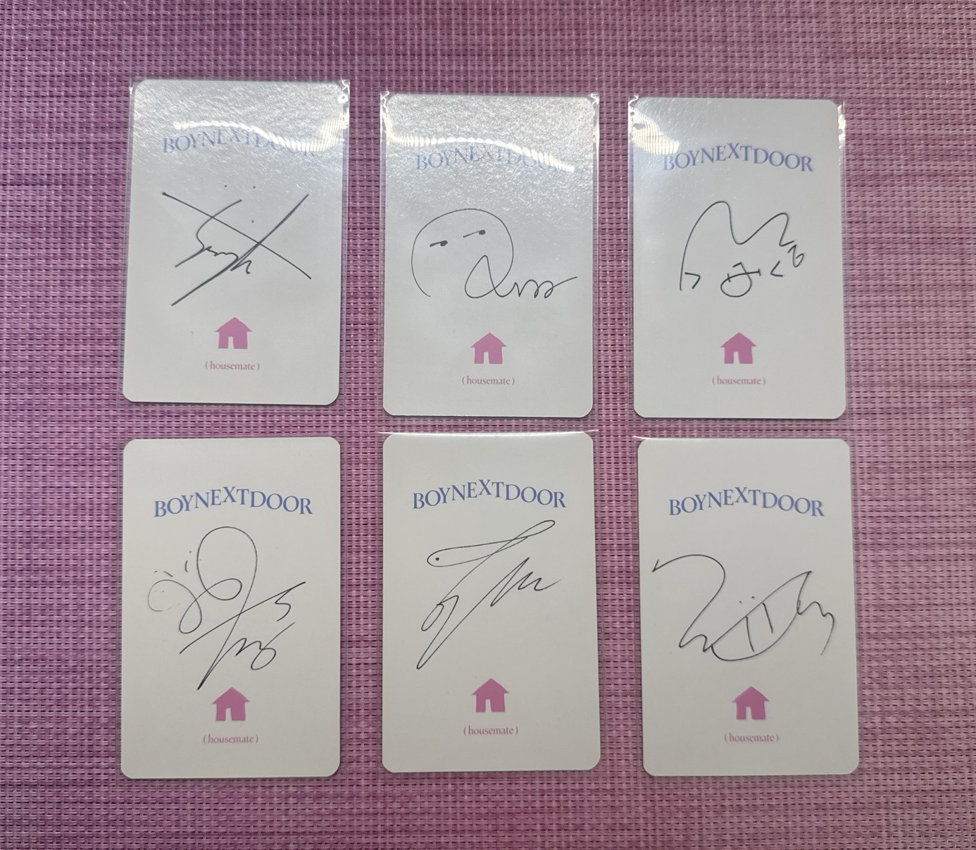 2024年曆丨年曆卡丨BOYNEXTDOOR套出（卡背簽印）