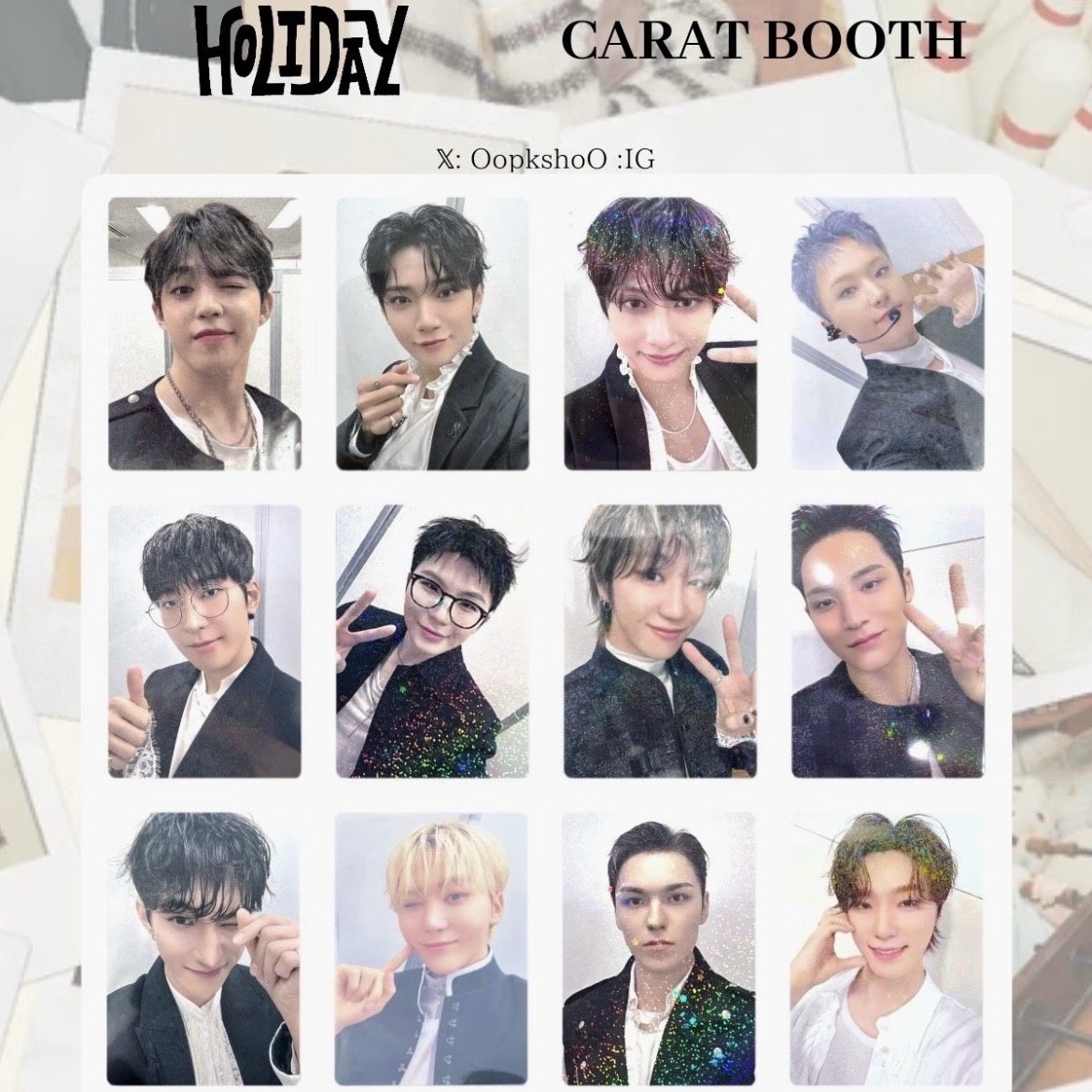 Seventeen Holiday FC會員續費卡 閃卡
