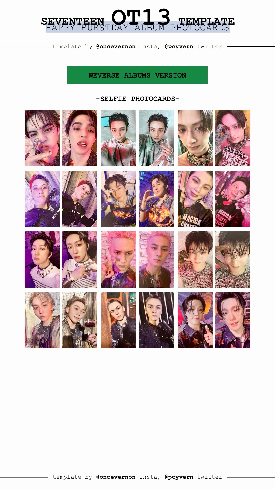 SEVENTEEN 正五 電子專 哲秀八燦