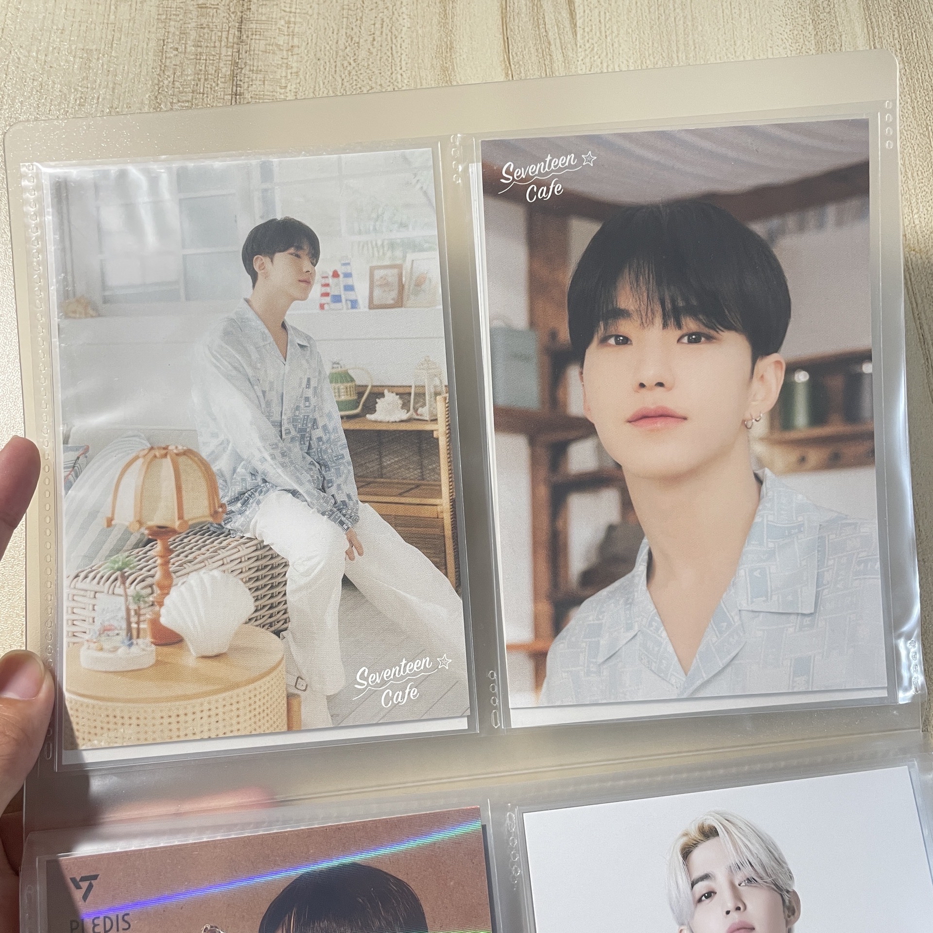 Seventeen cafe明信片