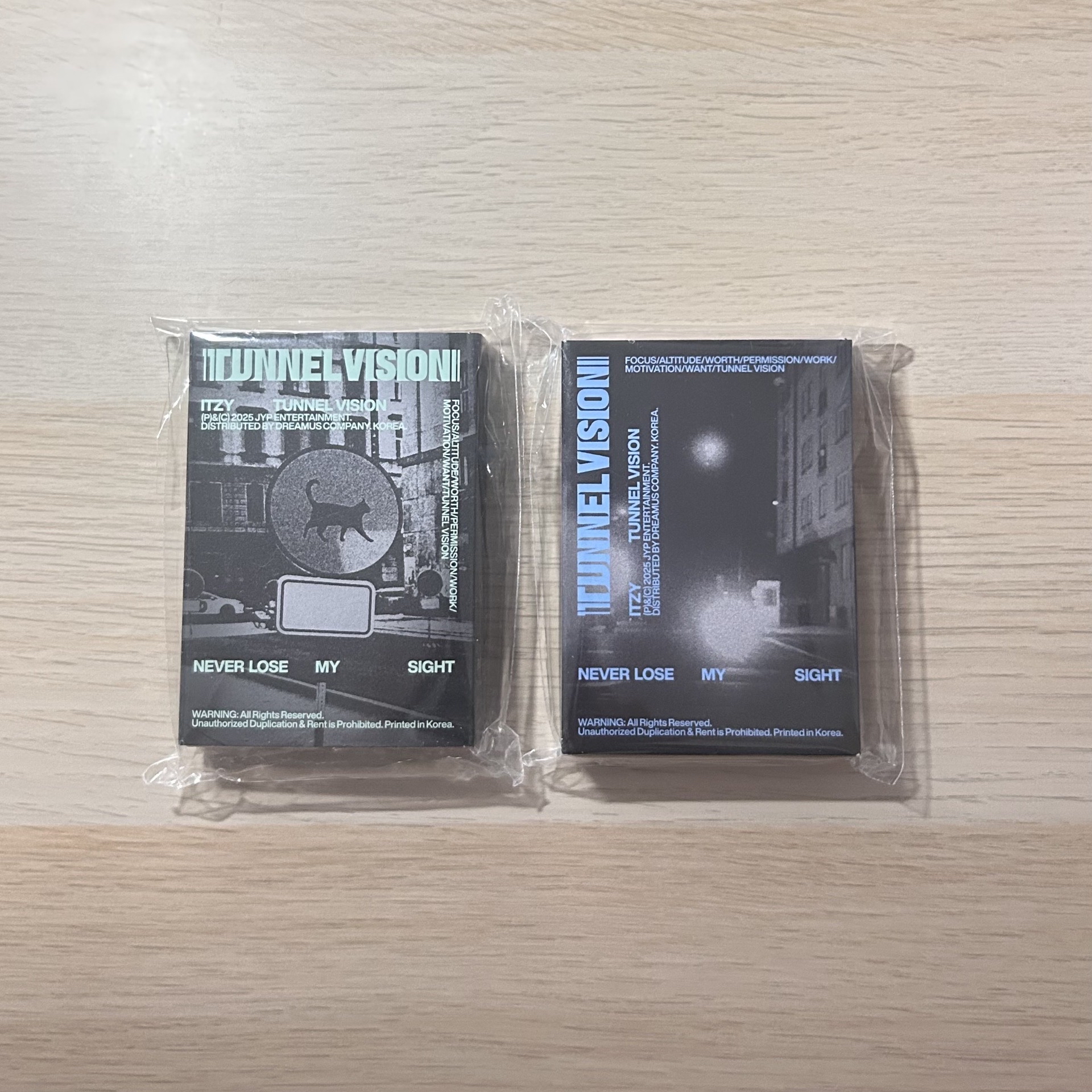 ITZY TUNNEL VISION 電子專 專輯 未拆專 TV 禮志 Lia 留真 彩領 有娜