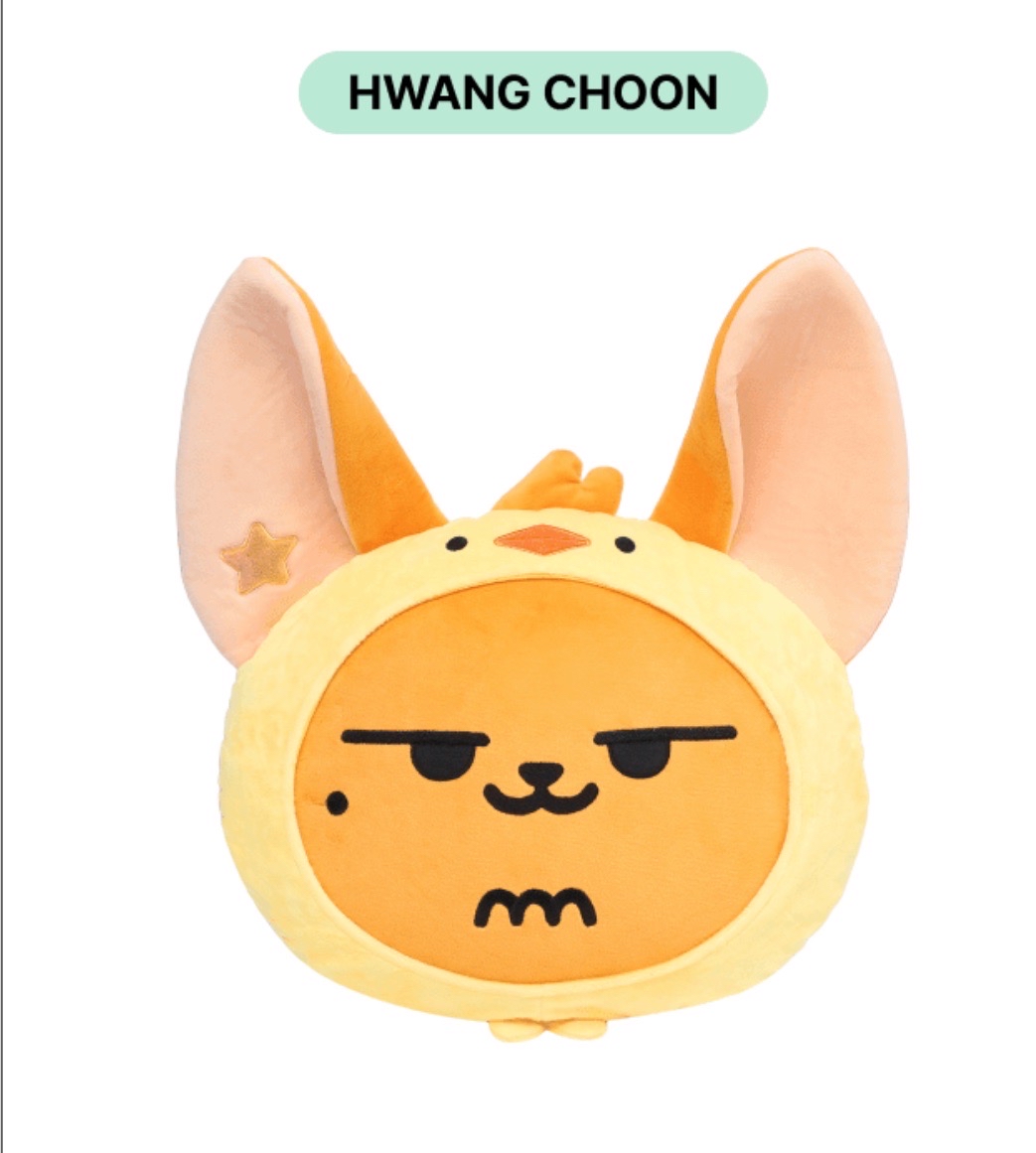 全新～ppulbatu 黃春抱枕