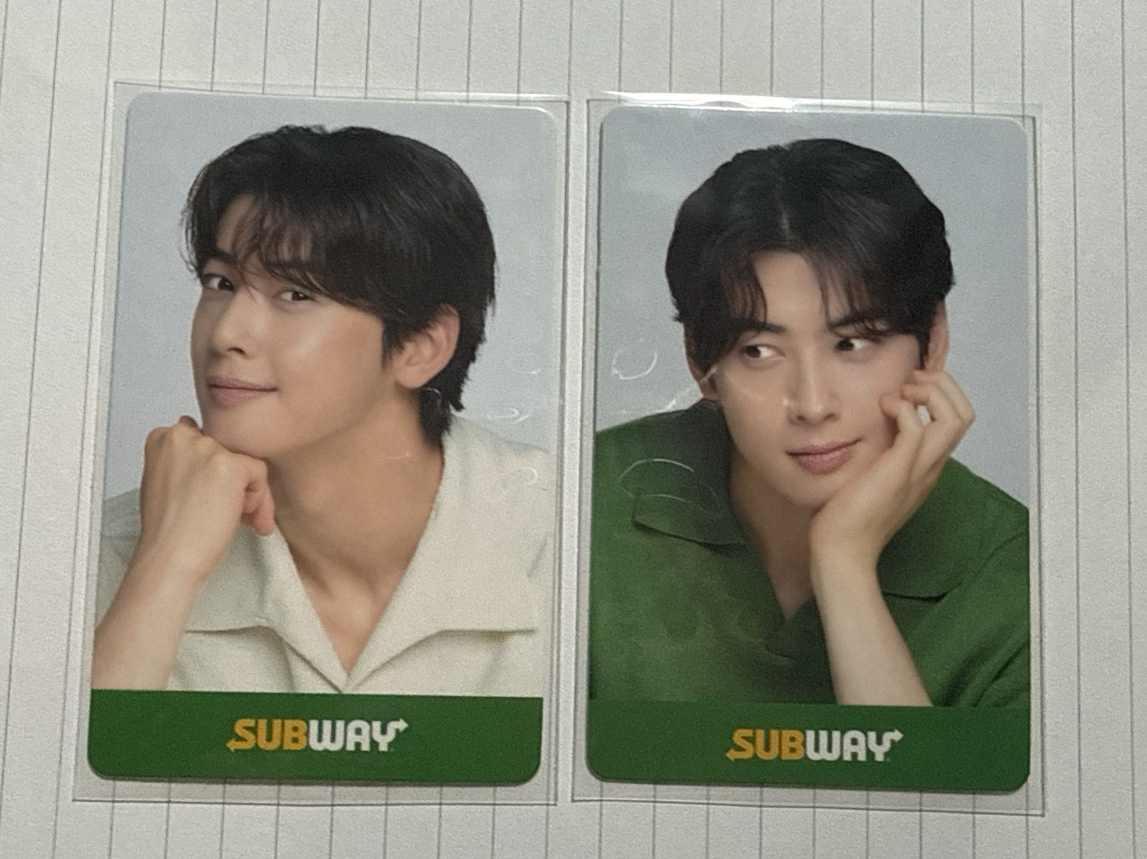 車銀優 subway小卡