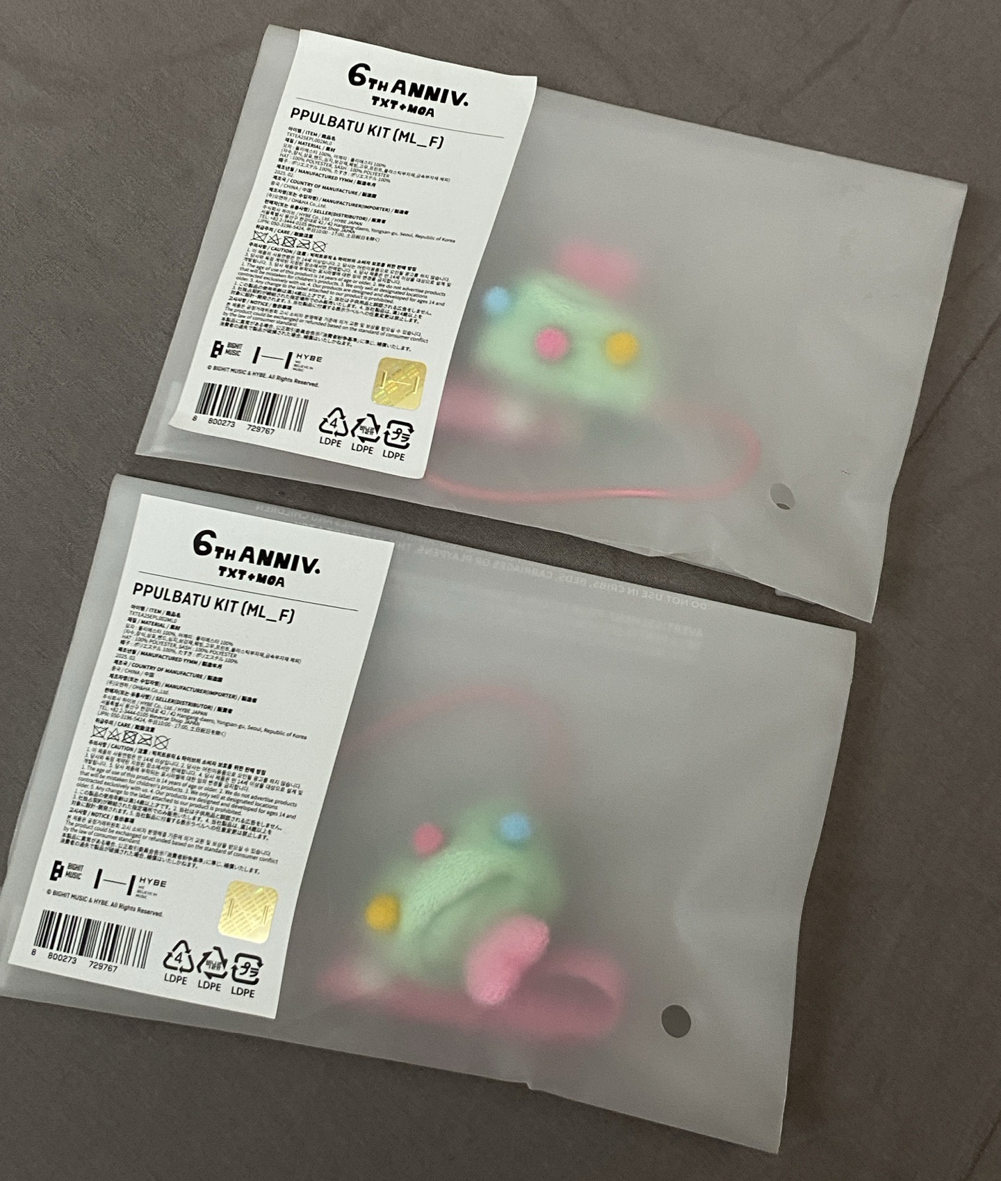 ⚐˒˒角巴兔六週年套裝