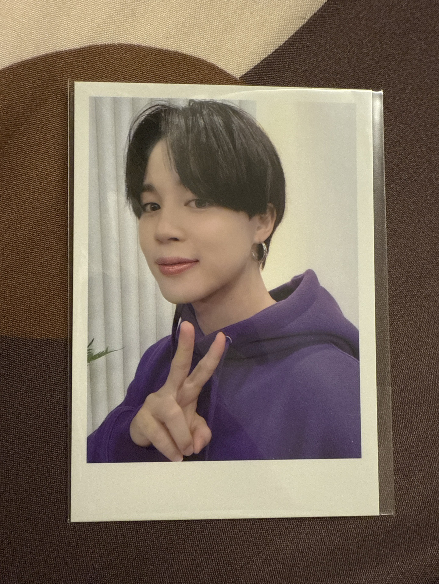 BTS JIMIN 成員設計周邊卡 耳環卡