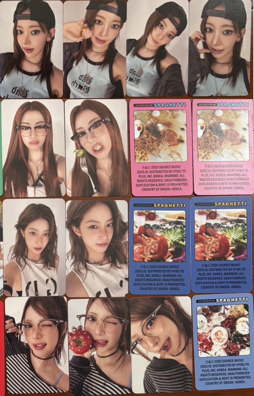 LE SSERAFIM SPEGHETTI 單封專卡