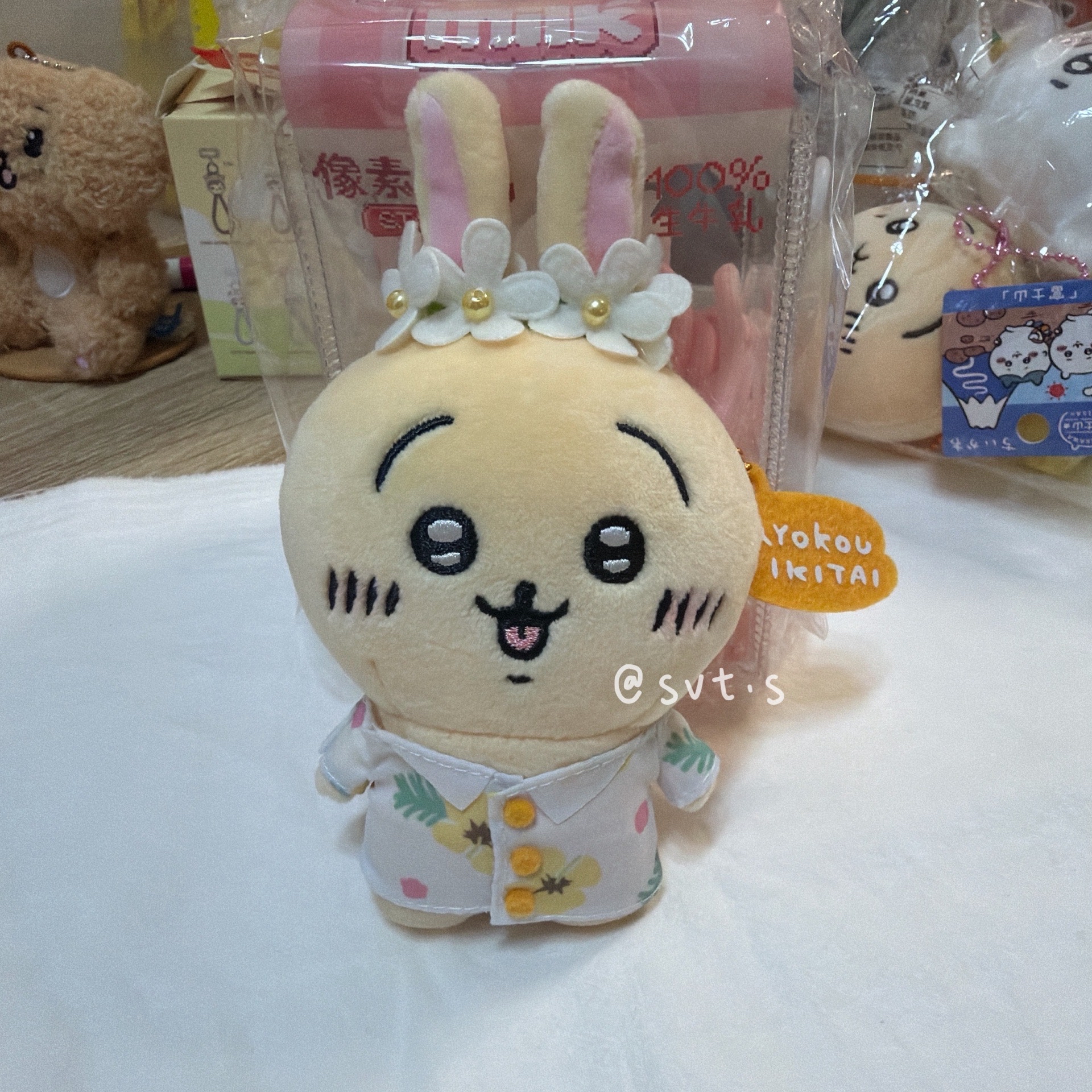 日版 觀光兔 烏薩奇（僅拆擺收納盒裡）已裝回原袋，原袋吊牌都在！