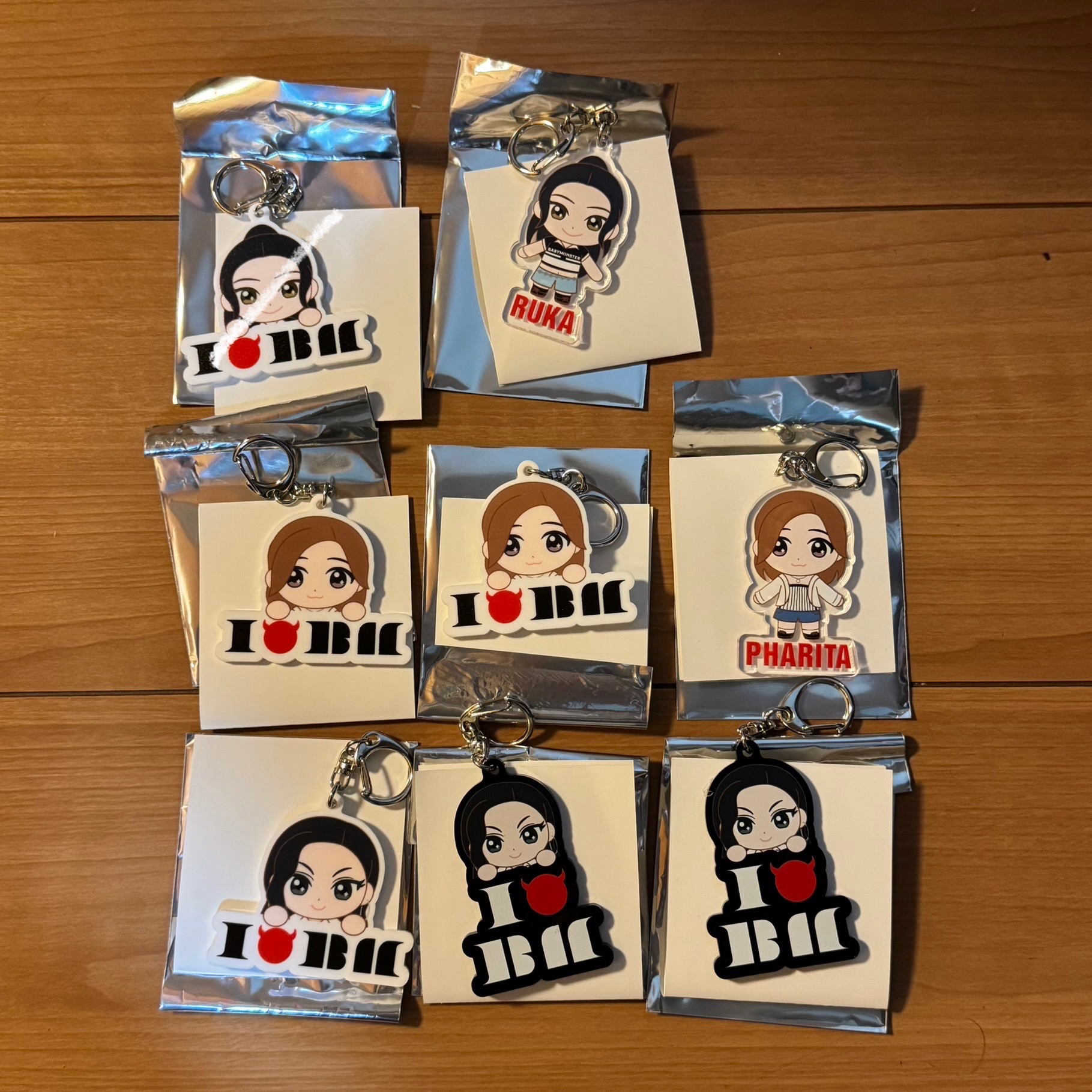 日巡人物鑰匙圈